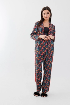 Костюм брючный 1251 маки Anelli