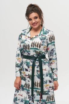 Платье 1320 зеленый Anelli