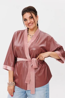 Жакет-кимоно 1342 глиняная роза Anelli