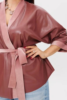 Жакет-кимоно 1342 глиняная роза Anelli