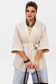 Жакет 1342 сливочный нюд Anelli