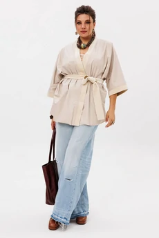 Жакет 1342 сливочный нюд Anelli