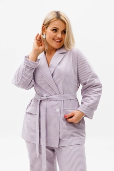 Костюм брючный 1347 розовый Anelli