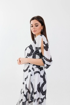 Платье 1354 белое сердце Anelli