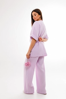 Костюм брючный 1376 лиловый Anelli