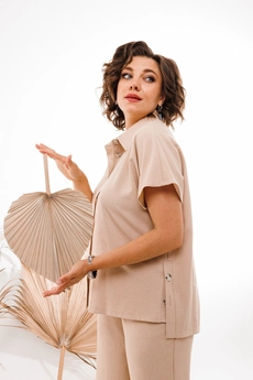 Костюм брючный 1405 песочный Anelli
