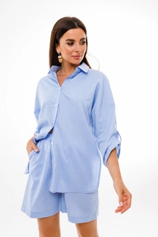 Костюм с шортами 1407 голубой Anelli