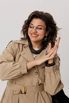 *Плащ 1419 карри Anelli