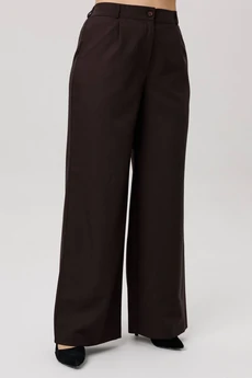 Костюм брючный 1501 блестящий каштан Anelli