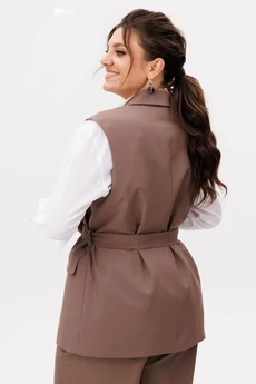 Костюм брючный 1501 кора дуба Anelli