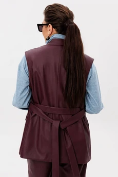 Костюм брючный 1501-1 портвейн роял Anelli