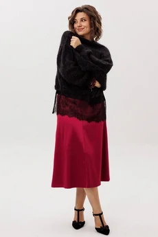 Юбка 1510 гранатовая патока Anelli