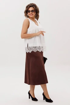 Юбка 1510 жженная карамель Anelli