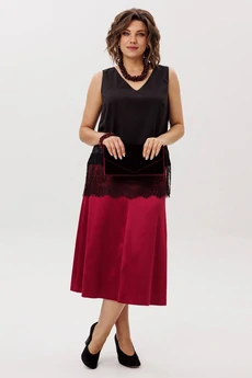 Юбка 1510 гранатовая патока Anelli