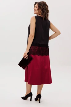 Юбка 1510 гранатовая патока Anelli