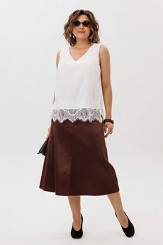 Юбка 1510 жженная карамель Anelli