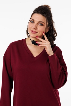 Платье 1518 красный Рио Anelli