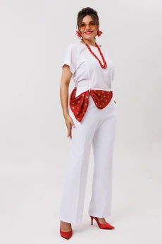 Брюки 1540-1 белый день Anelli