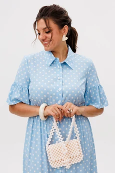 Платье 1555 небесный Anelli