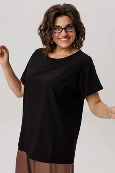 Футболка 1576 черный кофе Anelli