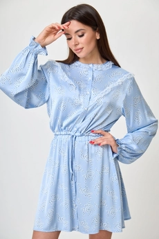 Костюм с юбкой 1584 голубые глаза Anelli