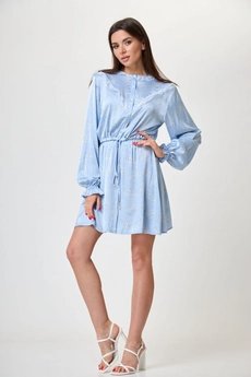 Костюм с юбкой 1584 голубые глаза Anelli