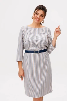 Платье 1591 дымчатый Anelli