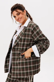 Костюм брючный 1596 хвойная шишка Anelli