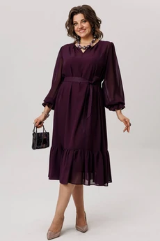 Платье 1635 чернослив Anelli