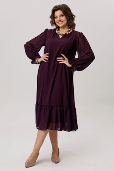 Платье 1635 чернослив Anelli