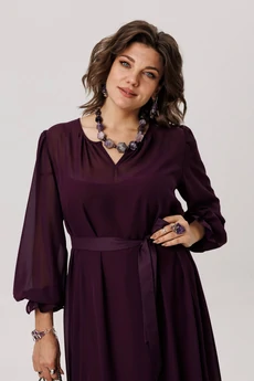 Платье 1635 чернослив Anelli