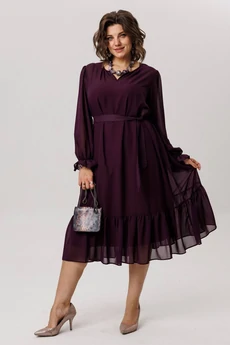 Платье 1635 чернослив Anelli
