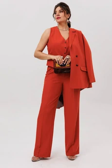 Костюм брючный 1642 пряный оранжевый Anelli