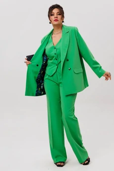 Костюм брючный 1642 ирландский зеленый Anelli