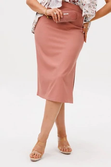 Юбка 1648 карамельный силуэт Anelli