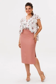 Юбка 1648 карамельный силуэт Anelli