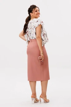 Юбка 1648 карамельный силуэт Anelli