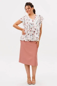 Юбка 1648 карамельный силуэт Anelli