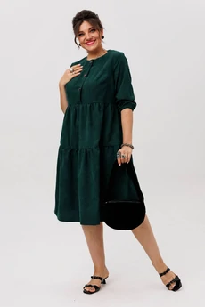 Платье 1649 аристократический зеленый Anelli