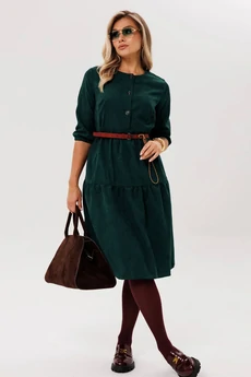 Платье 1649 аристократический зеленый Anelli