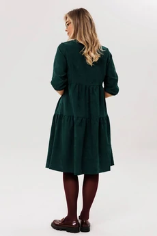 Платье 1649 аристократический зеленый Anelli