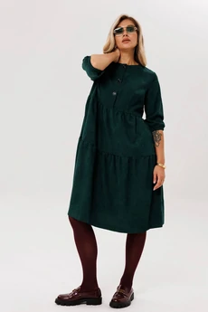 Платье 1649 аристократический зеленый Anelli