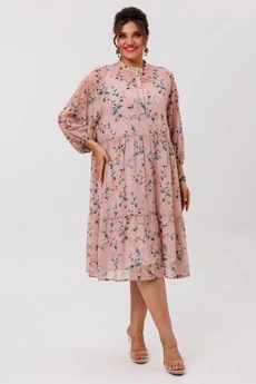 Платье 1657 пудровый сад Anelli