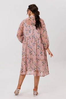 Платье 1657 пудровый сад Anelli