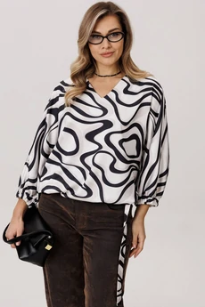 Блузка 1662 белое озеро Anelli