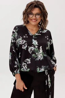 Блузка 1662 цветы ночного сада Anelli