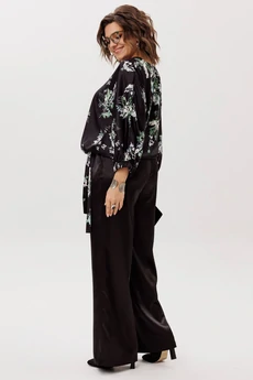 Блузка 1662 цветы ночного сада Anelli