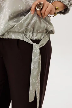 Блузка 1662 нефритовый свет Anelli