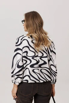 Блузка 1662 белое озеро Anelli