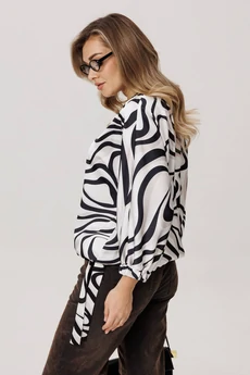 Блузка 1662 белое озеро Anelli